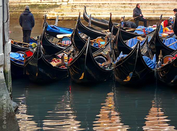 gondoles bacino Orseolo Venise