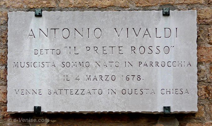 église San Giovanni in Bragora Antonio Vivaldi Venise