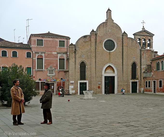 Campo Bandiera o Moro o de la Bragora et l'église San Giovanni in Bragora Antonio Vivaldi Venise