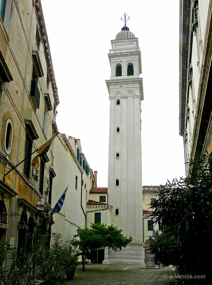 campanile san Giorgio dei Greci à Venise