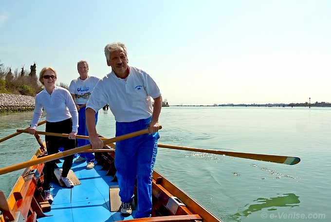 Canottieri Querini en Sandolo, Guiseppe, Danielle et Paulo