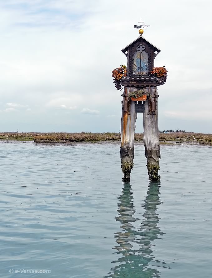 Madonetta entre l'ile de Sant' Erasmo et Murano devant la Plalude de San Giacomo