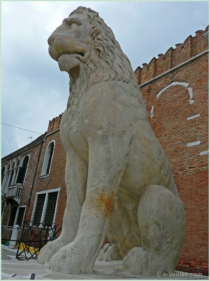lion de l'arsenal de Venise, ramené en 1687 par Francesco Morosini