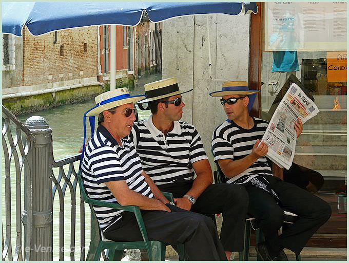 gondoliers de l'Osmarin