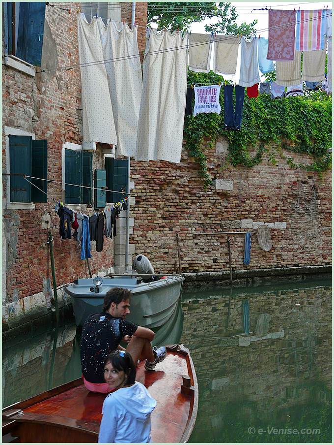 Canal de San Daniel dans le Castello à Venise
