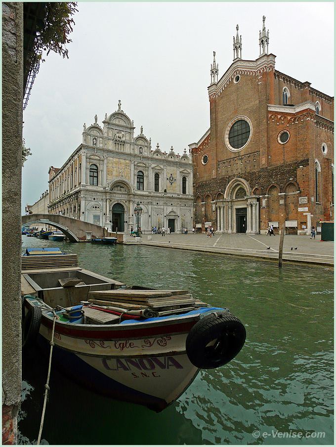 Rio dei Mendicanti, La Scuola Grande San Marco et l'église des Santi Giovanni et Paolo, Zanipolo à Venise