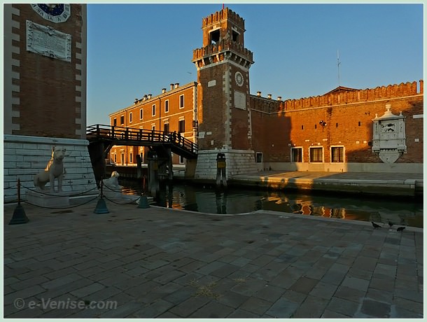 Campo de l'Arsenal de Venise et ses lions