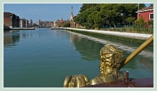 La proue de la Sérénissima dans l'Arsenal de Venise.