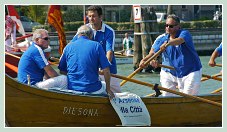 Le cortège des bateaux lors de la fête de la Sensa 2011 à Venise.