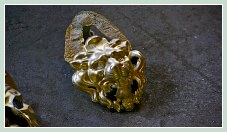 Fonderie d'art Valese à Venise : un lion de Saint Marc réalisé lors de cette fusion.