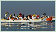 Regate des 50 Caorline sur la Lagune Sud de Venise.