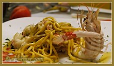 Tagliolini avec Langoustines et petits Artichauts Tagliolini avec Langoustines et petits Artichauts