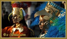 Masques et Costumes Place Saint Marc au Carnaval de Venise 2012