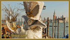 Masques et Costumes Place Saint Marc au Carnaval de Venise 2012