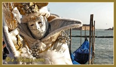 Masques et Costumes Place Saint Marc au Carnaval de Venise 2012