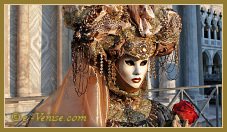 Masques et Costumes Place Saint Marc au Carnaval de Venise 2012