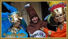 Masques et Costumes Place Saint Marc au Carnaval de Venise 2012
