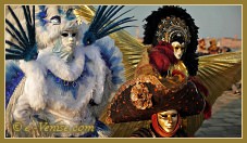 Masques du Carnaval de Venise 2012 de San Zaccaria à San Giorgio