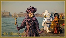 Masques du Carnaval de Venise 2012 de San Zaccaria à San Giorgio