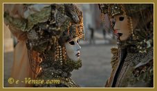 Masques du Carnaval de Venise 2012 de San Zaccaria à San Giorgio