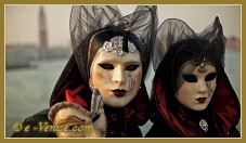 Masques du Carnaval de Venise 2012 de San Zaccaria à San Giorgio