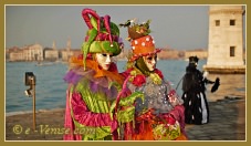 Masques du Carnaval de Venise 2012 de San Zaccaria à San Giorgio