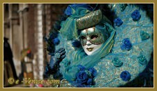 Masques et costumes du Carnaval de Venise 2012 le jour du mardi gras