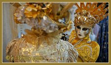 Masques et costumes du Carnaval de Venise 2012 le jour du mardi gras