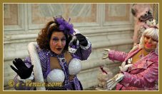 Masques et costumes du Carnaval de Venise 2012 le jour du mardi gras
