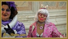 Masques et costumes du Carnaval de Venise 2012 le jour du mardi gras