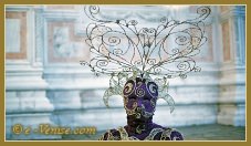 Masques et costumes du Carnaval de Venise 2012 le jour du mardi gras