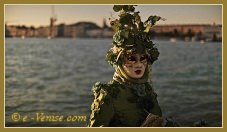 Masques et costumes du Carnaval de Venise 2012 le jour du mardi gras