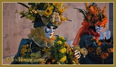 Masques et costumes du Carnaval de Venise 2012 le jour du mardi gras