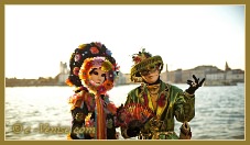 Masques et costumes du Carnaval de Venise 2012 le jour du mardi gras