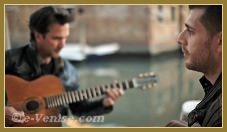 Tony Green et Toni Lallai à Venise.
