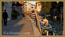 Fondamenta Madona de l'Orto, dans le sestier du Cannaregio à Venise.