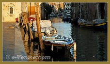 Le rio de la Sensa, Fondamenta dei Mori, dans le sestier du Cannaregio à Venise.