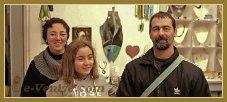 Marina, Asia et Marco Franzato, Maître Verrier à Venise.
