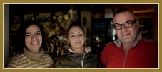 Eleonora, Beatrice et Davide, Bar Al Prosecco à Santa Croce à Venise.