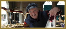 Massimo Zane, marchand de poisson au Marché du Rialto.