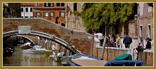 Le rio et le pont Santa Caterina, dans le Sestier du Cannaregio à Venise.