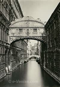 Le Pont des Soupirs (photo 1890)