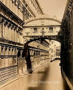 Le Pont des Soupirs Photo 1870 par Nay Carlo