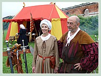 Ambiance et costumes époque Renaissance.
