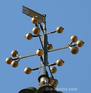 Le sommet du Campanile dei Greci
