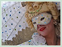 Carnaval de Venise 2009 : la belle aux ombrelles