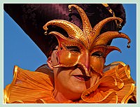 Carnaval de Venise : fleur solaire