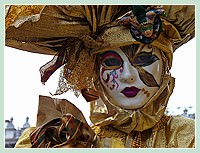 Carnaval de Venise 2009 : dorée