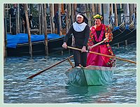 Carnaval de Venise 2009 Voga alla Veneta : de nouveau la chère sœur Roberta
