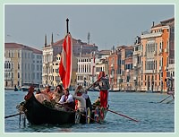 Carnaval de Venise : la “Batèla” des Gaulois sur le Grand Canal